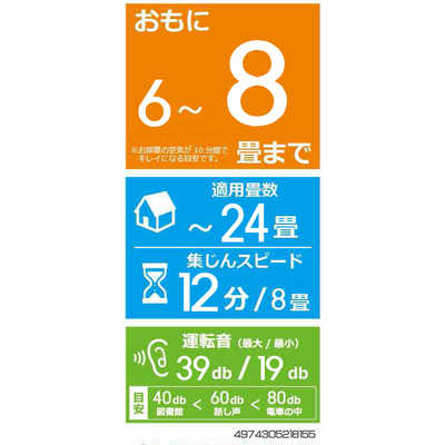象印マホービン ZOJIRUSHI 【アウトレット】空気清浄機 空気清浄:24畳