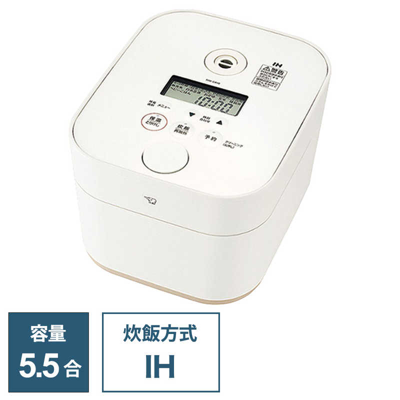 象印マホービン　ZOJIRUSHI 象印マホービン　ZOJIRUSHI 炊飯器 5.5合 STAN. IH ホワイト NW-SA10-WA NW-SA10-WA