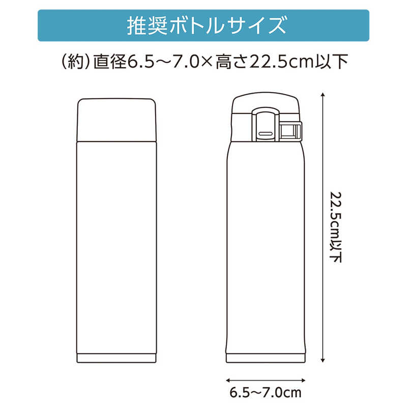 象印マホービン　ZOJIRUSHI 象印マホービン　ZOJIRUSHI ステンレスボトルカバー グレー MC-AA02-HA MC-AA02-HA