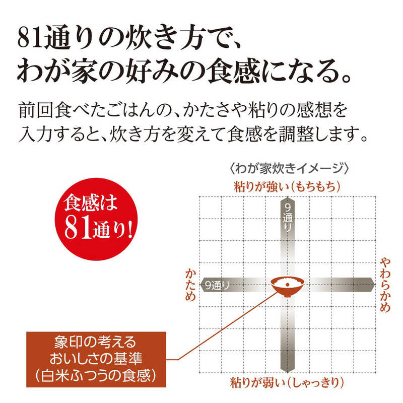 象印マホービン　ZOJIRUSHI 象印マホービン　ZOJIRUSHI 【アウトレット】炊飯器 5.5合 炎舞炊き 圧力IH 濃墨 NW-PT10 NW-PT10