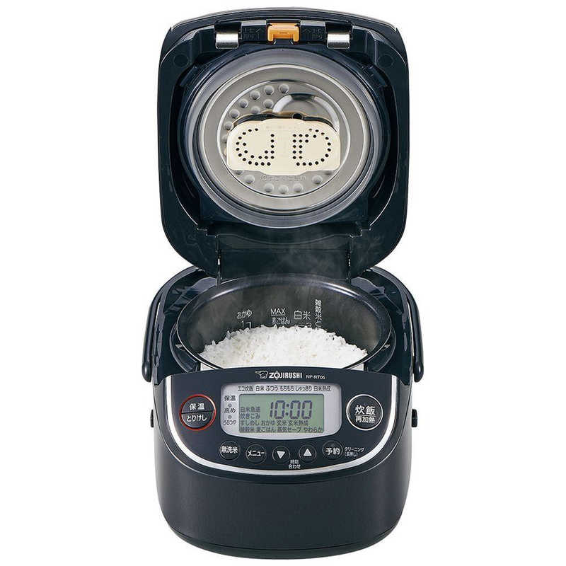 象印マホービン　ZOJIRUSHI 象印マホービン　ZOJIRUSHI 炊飯器 3合 極め炊き 圧力IH ブラック NP-RT05-BA NP-RT05-BA