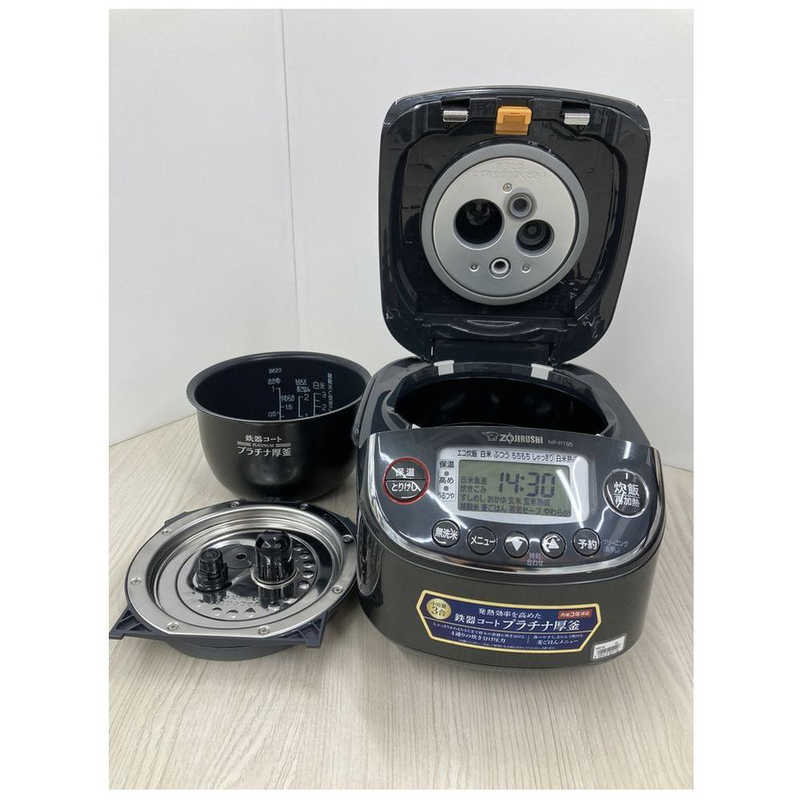 象印マホービン　ZOJIRUSHI 象印マホービン　ZOJIRUSHI 炊飯器 3合 極め炊き 圧力IH ブラック NP-RT05-BA NP-RT05-BA