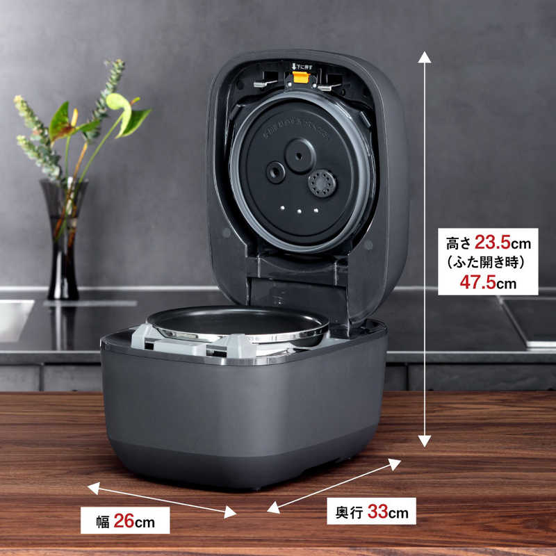 象印マホービン　ZOJIRUSHI 象印マホービン　ZOJIRUSHI 炊飯器 5.5合 炎舞炊き 圧力IH 黒釉(こくゆう) NWFA10 NWFA10