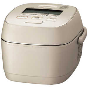 象印マホービン　ZOJIRUSHI 炊飯器 5.5合 炎舞炊き グレージュ 圧力IH NW-PU10