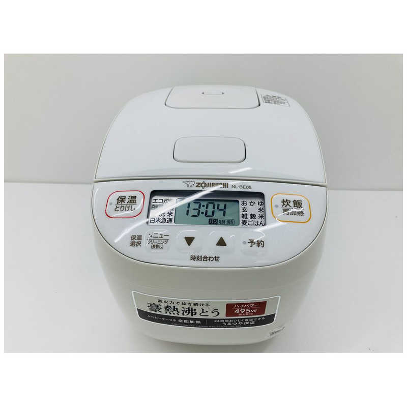 象印マホービン　ZOJIRUSHI 象印マホービン　ZOJIRUSHI 【アウトレット】炊飯器 3合 極め炊き マイコン ソフトホワイト NL-BE05-WZ NL-BE05-WZ