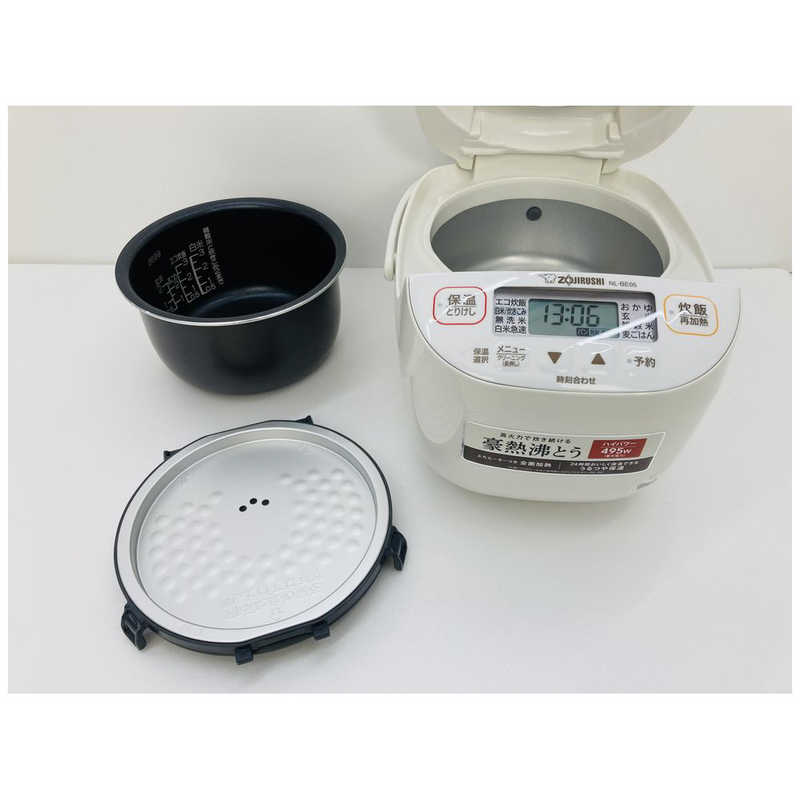 象印マホービン　ZOJIRUSHI 象印マホービン　ZOJIRUSHI 【アウトレット】炊飯器 3合 極め炊き マイコン ソフトホワイト NL-BE05-WZ NL-BE05-WZ