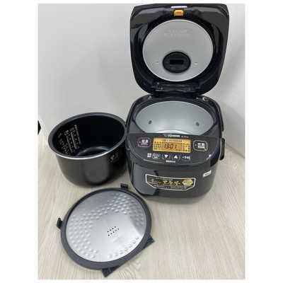 象印 炊飯器 1升 極め炊き 黒厚釜 ホワイト NL-DS18-WA 中古】(非常に