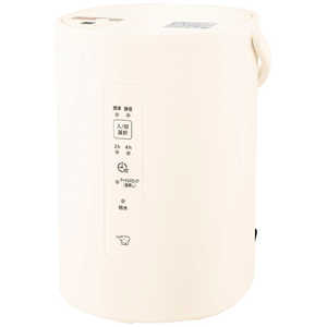 象印マホービン　ZOJIRUSHI スチーム式加湿器 タンク容量：1.8L 木造和室3畳まで/ 鉄筋洋室6畳まで ［スチーム式］ オフホワイト EE-MA20