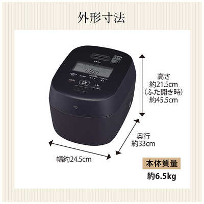 象印マホービン ZOJIRUSHI 炊飯器 5.5合 炎舞炊き 圧力IHジャー 鉄 