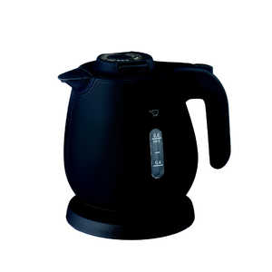 象印マホービン　ZOJIRUSHI 電気ケトル 0.8L 蒸気レス 転倒湯もれ防止構造 スレートブラック CK-JH08