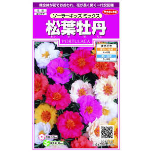 サカタのタネ 実咲 松葉牡丹 ソーラーキッズミックス 905710