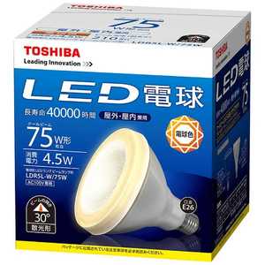 東芝ライテック LED電球 [E26/電球色/75W相当/ビｰムランプ形] LDR5L-W