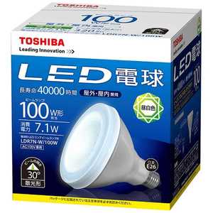東芝ライテック LED電球「E-CORE」(ビームランプ形・全光束700lm/昼白色相当・口金E26) LDR7N-W 東芝ライテック LED電球「E-CORE」(ビームランプ形・全光束700lm/昼白色相当・口金E26) LDR7N-W