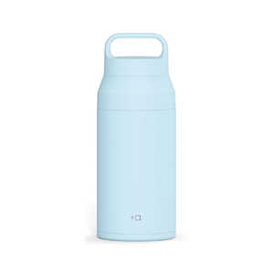 アスベル 水筒 350ml プラスエー ハンドル付きステンレスボトル パウダーブルー 496234