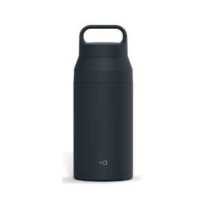 アスベル 水筒 350ml プラスエー ハンドル付きステンレスボトル ブラック 496236