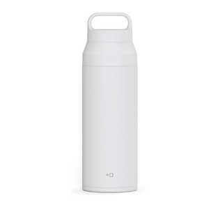 アスベル 水筒 500ml プラスエー ハンドル付きステンレスボトル ライトグレー 496238