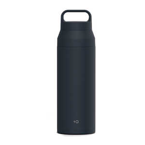 アスベル 水筒 500ml プラスエー ハンドル付きステンレスボトル ブラック 496239