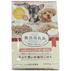 ドギーマンハヤシ 無添加良品 からだ想いの毎日ごはん 子犬?成犬用 200g(50g×4袋) ドギーマンハヤシ 無添加良品 からだ想いの毎日ごはん 子犬?成犬用 200g(50g×4袋)