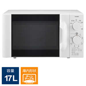 ツインバード TWINBIRD 電子レンジ 17L ターンテーブル 50Hz(東日本専用) ホワイト DR-D419W5