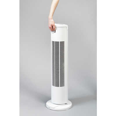 ツインバード TWINBIRD タワーファン 自動首振り機能あり リモコン付き