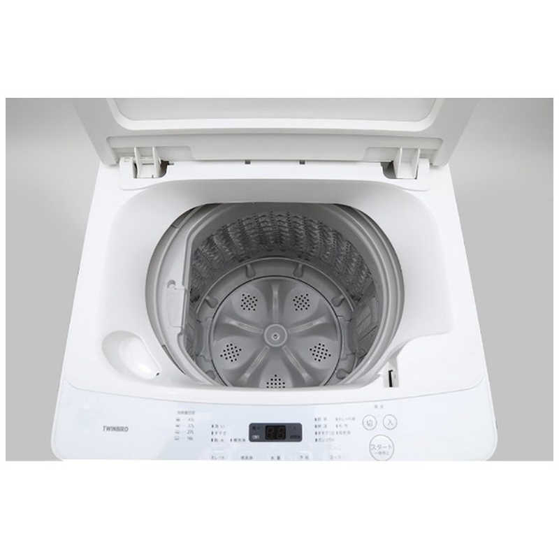 ツインバード　TWINBIRD ツインバード　TWINBIRD 全自動洗濯機 洗濯5.5kg WM-EC55W ホワイト WM-EC55W ホワイト