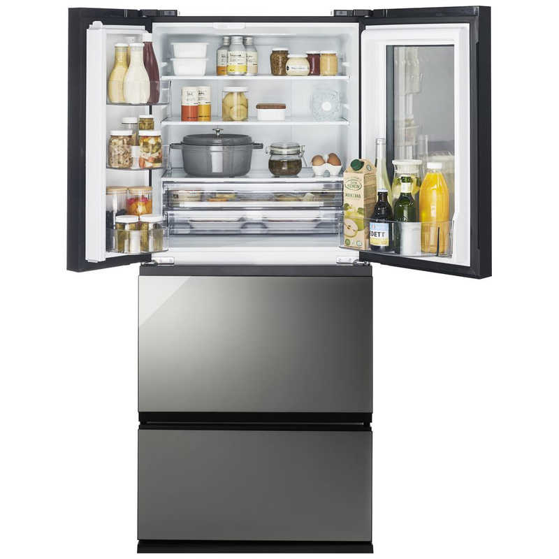 ツインバード　TWINBIRD ツインバード　TWINBIRD 冷蔵庫 4ドア 中身が見える冷蔵庫 フレンチドア(観音開き) 354L HR-EI35B  HR-EI35B 
