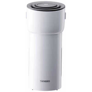 ツインバード　TWINBIRD エアクリーナー AIR BOTTLE ホワイト PM2.5対応 車載・省スペース用 AC-5941W