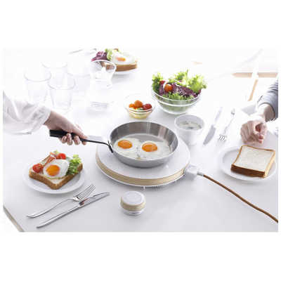 MAINTS ホットトリベット ホワイト×ステンレス MA-003