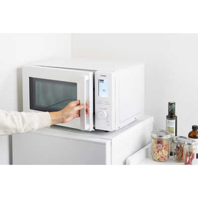 ツインバード TWINBIRD 電子レンジ 18L フラット ヘルツフリー