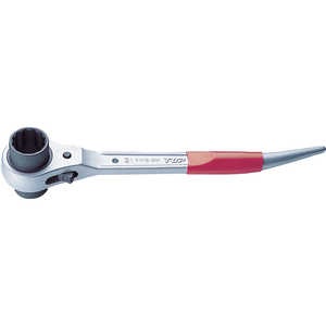 TOP工業 アルミショートラチェットレンチ 19X24mm RM19X24A TOP工業 アルミショートラチェットレンチ 19X24mm RM19X24A