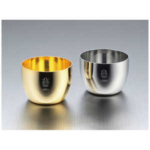 タマハシ 18-8ステンレス製ぐい飲みペアーセット TM030