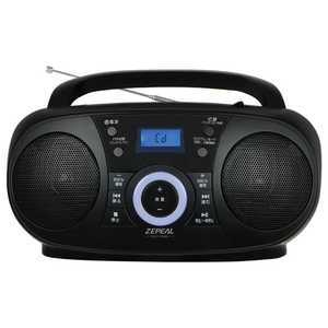 ゼピール CDラジオ BK DCR-WS210-BK