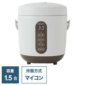 MACAFUL 炊飯器 1.5合 macaful ミニライスクッカー マイコン MRC-15L-GRG