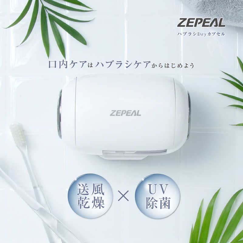 ゼピール ゼピール ハブラシDryカプセル DVB-H20M-WH  
