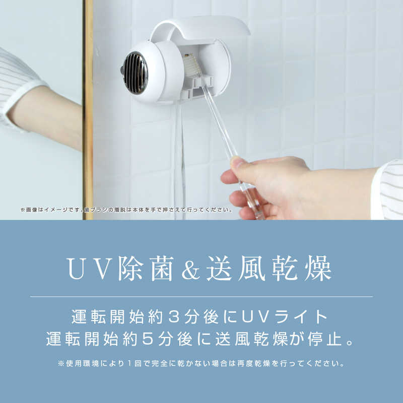 ゼピール ゼピール ハブラシDryカプセル DVB-H20M-WH  