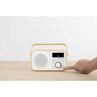 ゼピール ラジオ付手元スピーカー木聲(きこえ)AC電源/乾電池 ゼピール ラジオ付手元スピーカー木聲(きこえ)AC電源/乾電池