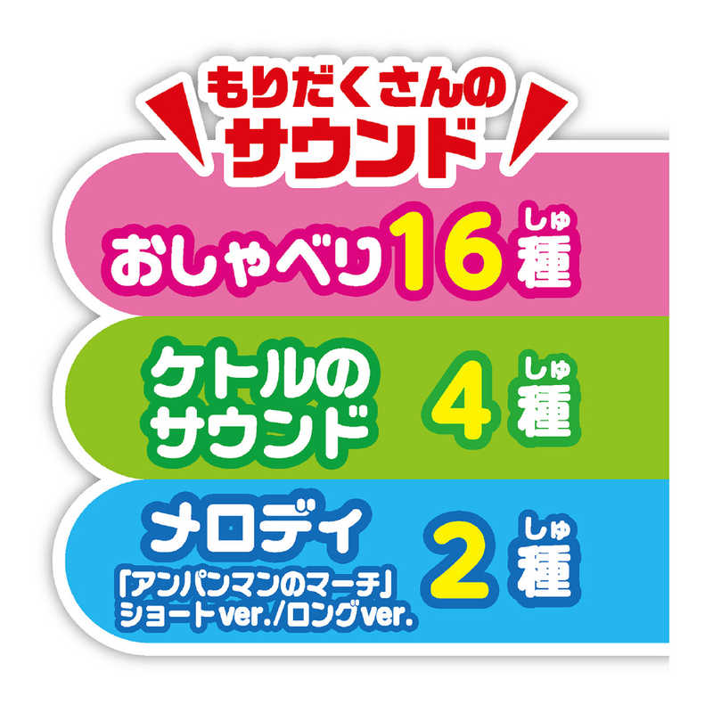 ジョイパレット ジョイパレット アンパンマン お湯がわいたよ！キラピカおしゃべり電気ケトル  