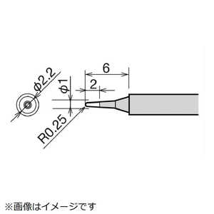太洋電機産業 グット 替こて先 1.5K型 RX-812AS/802AS RX-81HRT-1.5K 太洋電機産業 グット 替こて先 1.5K型 RX-812AS/802AS RX-81HRT-1.5K