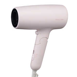エレコム　ELECOM ドライヤー 速乾 大風量 マイナスイオン 静電気低減 髪にやさしい低温ケアモード搭載 2.0m3/分 1300W スピードアップノズル内蔵 軽量 折りたたみ ラク抜きプラグ ピンク TD461A-P