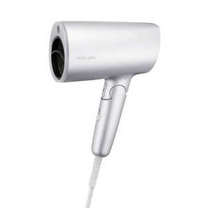 テスコム ドライヤー 大風量 速乾 温度センサー 熱ダメージ配慮 マイナスイオン 2.0 m3/分 1300W 折りたたみ クールショット まとまるノズル ヘアドライヤー シルバー TD713A-S