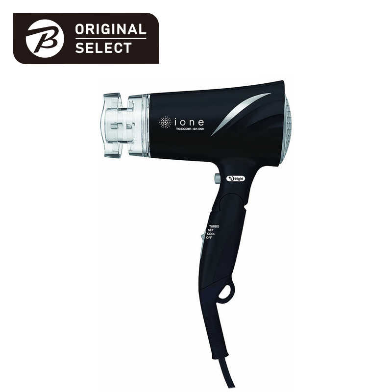 ORIGINALSELECT マイナスイオンヘアードライヤー 国内専用 IBK1000-K