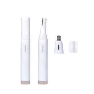 テスコム フェイスシェーバー 眉・鼻・顔これ1本 うぶ毛 電動 USB Type-C充電 コンパクト ポーチ付き 海外使用OK ホワイト TT321A-W