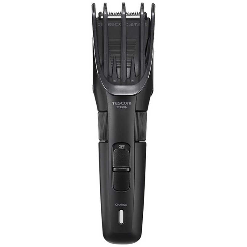 テスコム テスコム ヘアカッター･バリカン 充電交流式 ブラック [交流充電式] TT490A-K  TT490A-K 