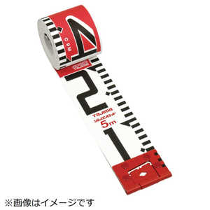 TJMデザイン タジマ シムロンロッド長さ 5m/裏面仕様 20cmアカシロ/紙函 SYR-05P