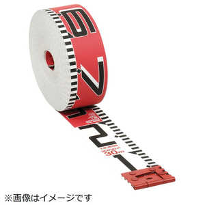 TJMデザイン タジマ シムロンロッド長さ 30m/裏面仕様 1mアカシロ/紙函 SYR-30K