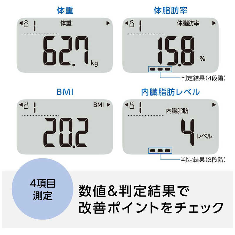 オムロン　OMRON オムロン　OMRON 体重体組成計 HBF-235-JW HBF-235-JW