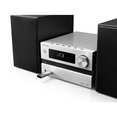 その他 M-EB50 ケンウッド ミニコンポ[ワイドFM対応/Bluetooth対応] M-EB50-S シルバｰ