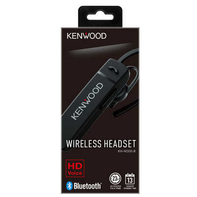 ケンウッド ヘッドセット KH-M300-B ブラック [ワイヤレス(Bluetooth