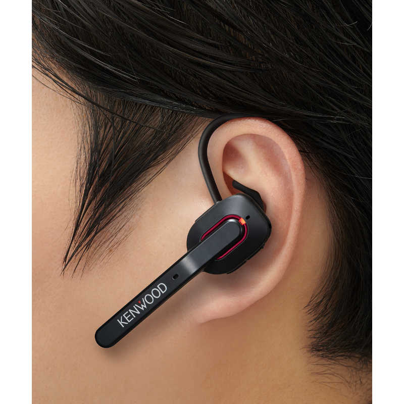 ケンウッド ケンウッド 片耳ヘッドセット ケンウッド ブラック [ワイヤレス(Bluetooth) /片耳 /イヤホンタイプ] KH-M700-B KH-M700-B