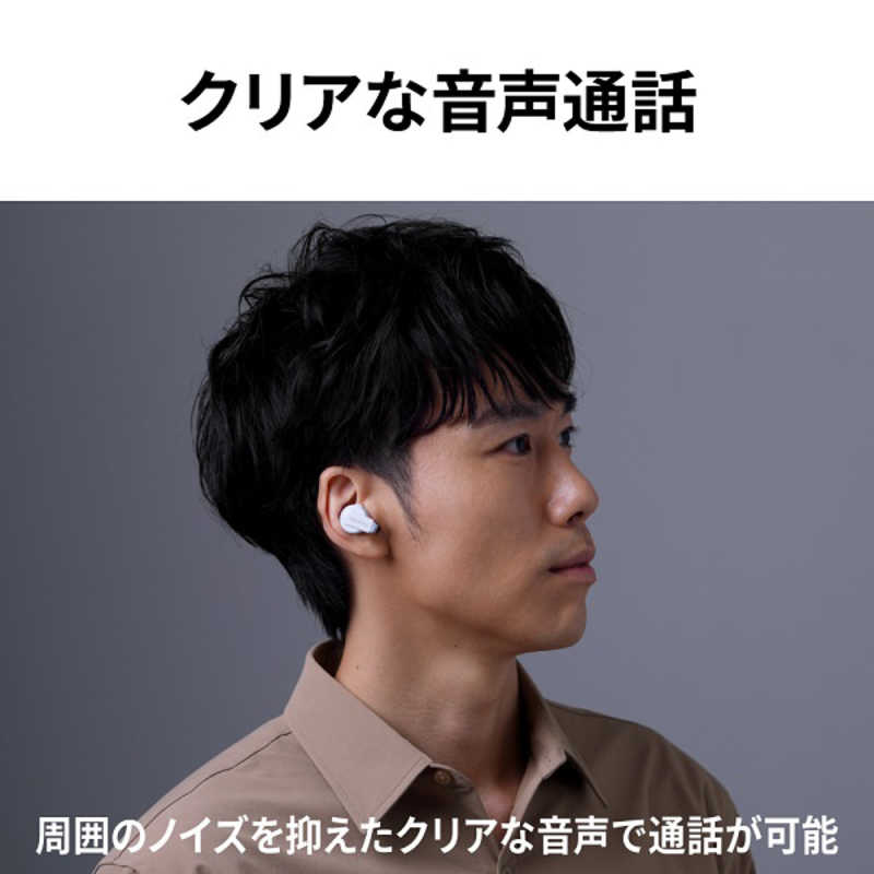 ケンウッド ケンウッド フルワイヤレスイヤホン ブラック [リモコン・マイク対応 ワイヤレス(左右分離) Bluetooth ノイズキャンセリング対応] KH-BIZ70T-B KH-BIZ70T-B